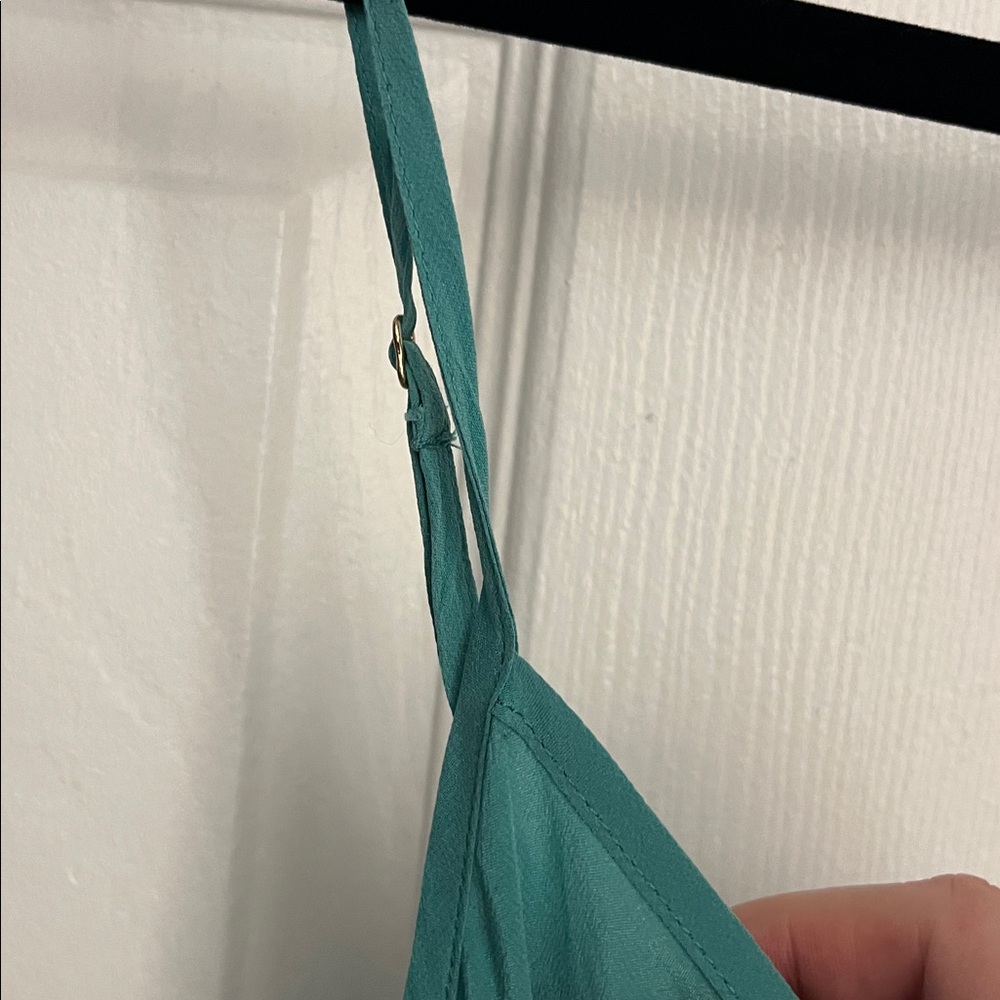 J. Crew Silk Teal Camisole Top - Picture 3 of 8